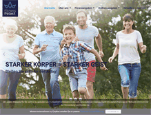 Tablet Screenshot of fitnesspalast.com